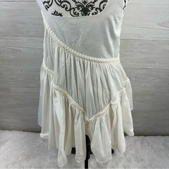 AJE Casabianca Braided Asymmetrical Cotton Minidress - Picture 10 of 14